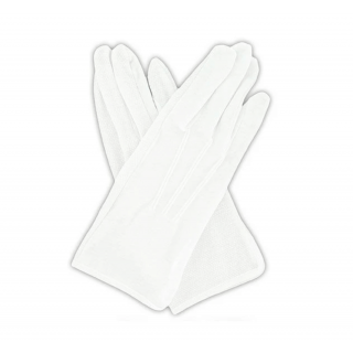 Hvite hansker til uniform - Bomull