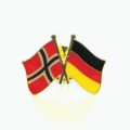 Pins - Flagg - Norge / Tyskland - Vennskap