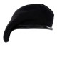 Beret - 100 % ull -  Sort