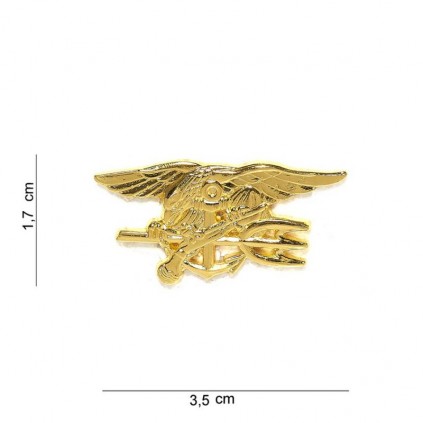 Merke / Pin - US Navy Seals - Gull - Liten