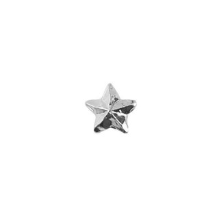 Stjerne - Sølv - 3,2 mm