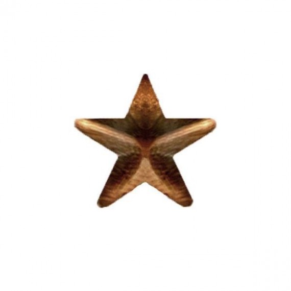 Stjerne - Bronse - 7,9 mm enkel