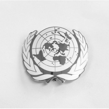 FN merke til beret - Metall - Luemerke