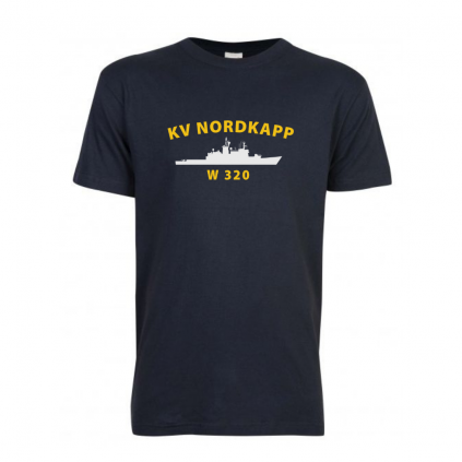 T-skjorte - KV NORDKAPP- Marineblå - Bomull