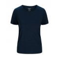 Classic organic wool lady shirt - Brynje - Mørk blå