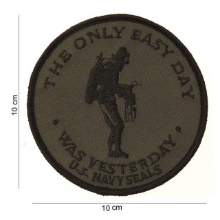 Patch - US Navy Seals - The only easy day was yesterday
