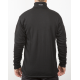 Arctic zip polo shirt w/thumbfingergrip - Brynje - Svart