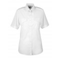 Skjorte med kort erm - Dame - Selje - Hvit