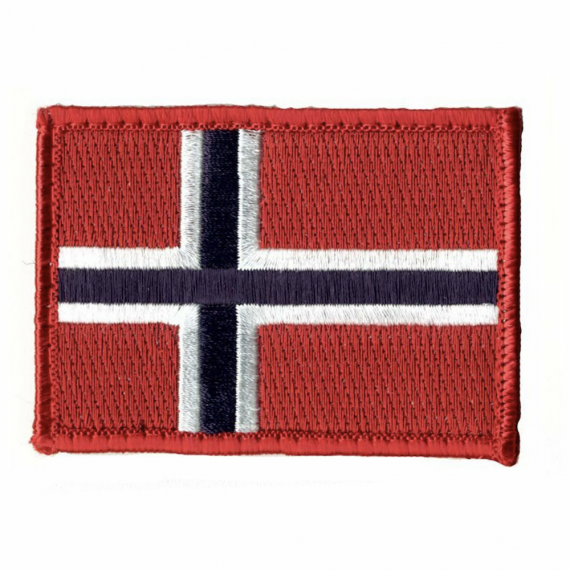 Patch - Norgesflagg - Borrelås - Klassisk