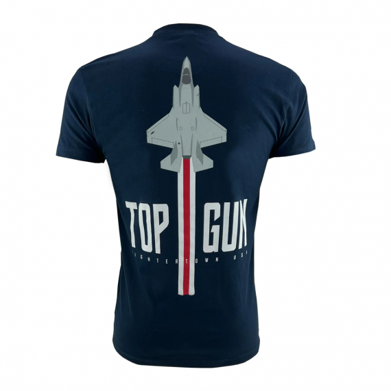Top Gun 2 - F-35 - T-skjorte - Vanguard - Marineblå