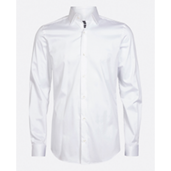 Skjorte - Exclusive Stretch Shirt - Hvit - Tracker