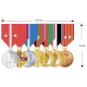 Monteringsskinne - Medaljer - 14 CM - 4 store medaljer