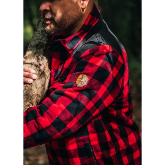 Lumberjack jakke - Rød og Svart