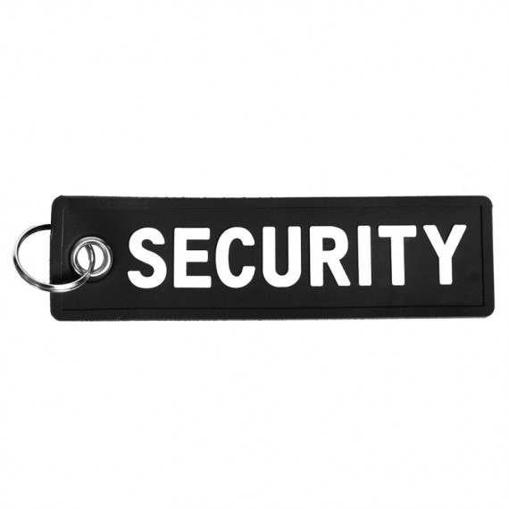 Nøkkelring - Security - Sort - PVC