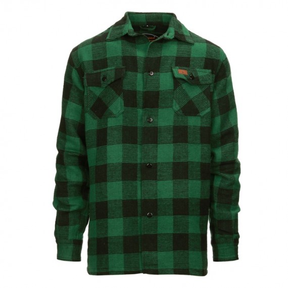 Lumberjack jakke - Flanel skjorte - Grønn - Longhorn